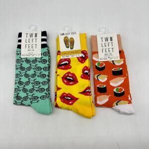 Two Left Feet Bundle of 3 Pair Funny Socks